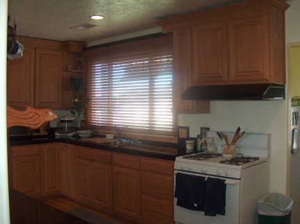 West side of kitchen