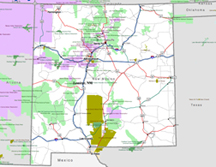 New Mexico Map