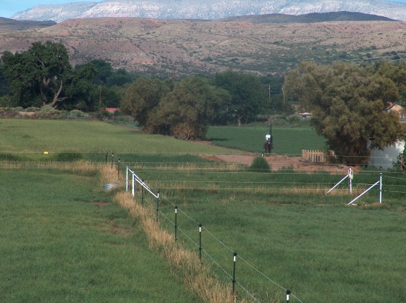 East mountains with riding trails