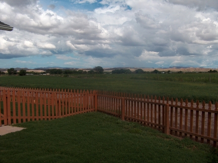 View from front yard facing east mountaint